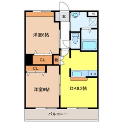 グリンピースの物件間取画像